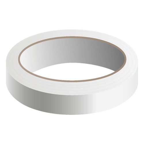 Reflective Marking Tape, 1" x 30-ft., 6-mil Adhesive Vinyl, White