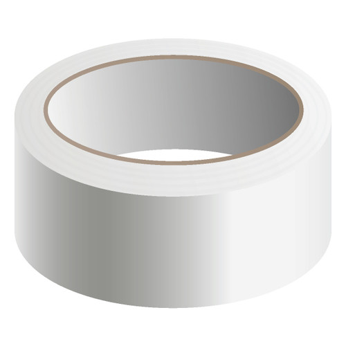 Reflective Marking Tape, 3" x 30-ft., 6-mil Adhesive Vinyl, White