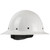 Full Brim Smooth Dome Hard Hat with Fiberglass Resin Shell, 8-Point Riveted Textile Suspension and Wheel-Ratchet Adjustment