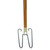 Wedge Dust Mop Head Frame/Lacquered Wood Handle, 0.94" dia x 48" Length, Natural