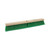 Floor Broom Head, 3" Green Flagged Recycled Pet Plastic Bristles, 24" Brush