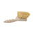 Utility Brush, Cream Tampico Bristles, 5.5" Brush, 3" Tan Plastic Handle