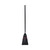 Flag Tipped Poly Lobby Brooms, Flag Tipped Poly Bristles, 38" Overall Length, Natural/black, 12/carton