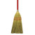 Corn/fiber Brooms, Corn/synthetic Fiber Bristles, 36" Overall Length, Gray/natural, 12/carton