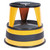 Kik-Step Steel Step Stool, 2-Step, 350 lb Capacity, 16" Diameter x 14.25"h, Orange