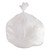High-Density Interleaved Commercial Can Liners, 56 gal, 22 mic, 43" x 48", Natural, 25 Bags/Roll, 8 Rolls/Carton