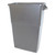 Thin Bin Containers, 23 gal, Polyethylene, Gray