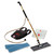 Easy Shine Applicator Kit, 18" Wide White Microfiber Head, 43" to 63" Gold/Black Aluminum Handle