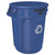 brute recycling container, 32 gal, polyethylene, blue