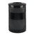 Classics Perforated Open Top Receptacle, 51 gal, Steel, Black