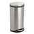 step-on medical receptacle, 7.5 gal, steel, stainless steel