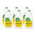 Natural Automatic Dishwasher Gel, Lemon, 42 Oz Bottle, 6/carton