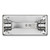 Locking Toilet Tissue Dispenser, 6 x 4.5 x 2.75, Chrome