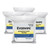 Disinfectant Wipes, 1-Ply, 8 x 6, Lemon, White, 800/Bag, 4 Bags/Carton