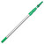 Opti-Loc Extension Pole, 20 Ft, Three Sections, Green/silver