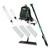 Excella Floor Finishing Kit, 20" Head, 48" to 65" Black/Green Plastic Handle