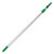 Opti-Loc Extension Pole, 13 Ft, Two Sections, Green/silver