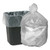 Waste Can Liners, 10 gal, 6 mic, 24" x 24", Natural, 50 Bags/Roll, 20 Rolls/Carton