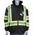 ANSI Type O Class 1 and CAN/CSA Z96 Two-Tone X-Back Full Zip Bomber Jacket