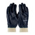 Nitrile Dipped Glove with Interlock Liner and Textured Finish on Full Hand - Knit Wrist (56-3171)