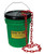 Bucket of Plastic Chain, Red, 100-ft