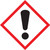 GHS Pictogram Label, (Exclamation Point Symbol), 1" x 1", Adhesive Poly, Roll 500