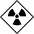 NFPA Hazard Panel, (Radiation Hazard Symbol), Fits 10" x 10" Placard, Adhesive Poly