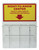 RTK Center Board, Single Basket Style, RIGHT-TO-KNOW CENTER, 20" x 15", Aluminum