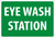 Safety Sign, EYE WASH STATION, 7" x 10", Adhesive Vinyl