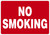 Safety Sign, NO SMOKING, 7" x 10", Adhesive Vinyl