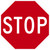 Safety Sign, STOP, 18" x 18", Aluminum