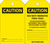 Safety Tag, CAUTION (Blank), 5-3/4" x 3-1/4", PF-Cardstock, Pack 25