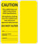 Scaffold Tag, CAUTION THIS SCAFFOLD DOES NOT MEET FEDERAL/STATE OSHA SPECIFICATIONS, 7-5/8" x 3-1/4", PF-Cardstock, Pack 25