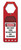 Secure-Status Tag Holder, DANGER DO NOT USE SCAFFOLD, 10" x 3-1/2", Plastic