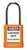 STOPOUT� Plastic Body Padlock, 1-3/4" x 1-1/2" Body, 1-1/2" Shackle, Keyed Differently, Orange