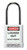 STOPOUT� Plastic Body Padlock, 1-3/4" x 1-1/2" Body, 1-1/2" Shackle, Keyed Differently, White