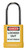 STOPOUT� Plastic Body Padlock, 1-3/4" x 1-1/2" Body, 1-1/2" Shackle, Keyed Differently, Yellow