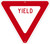 Traffic Sign, YIELD, 24" x 24", Engineer Grade Reflective Aluminum