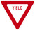 Traffic Sign, YIELD, 36" x 36", Engineer Grade Reflective Aluminum