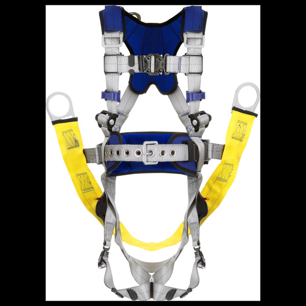 3M™ DBI-SALA® ExoFit™ X100 Comfort Oil & Gas Climbing/Suspension Safety Harness 1401206, Medium, Energy Absorber Extension