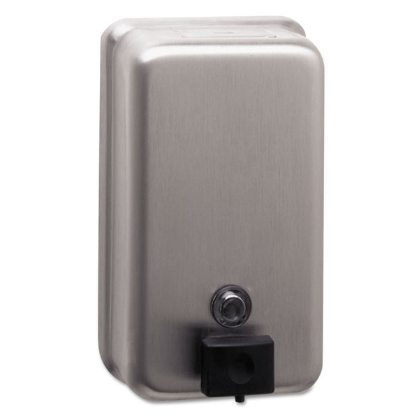 Classicseries Surface-Mounted Soap Dispenser, 40 Oz, 4.75 X 3.5 X 8.13, Stainless Steel