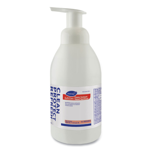 Soft Care Instant Foam Hand Sanitizer, 532 Ml Pump Bottle, Alcohol Scent, 6/carton