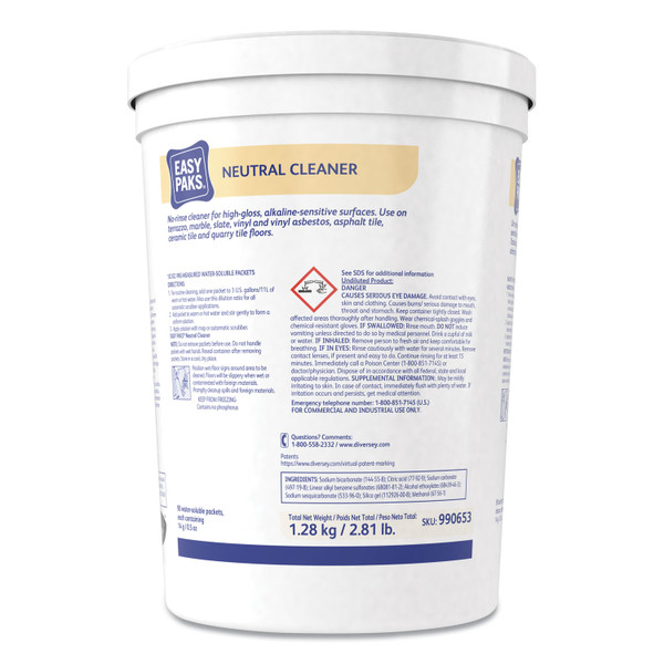 Neutral Cleaner, 0.5 Oz Packet, 90/tub