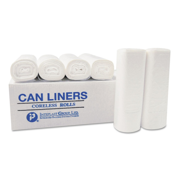 High-Density Commercial Can Liners, 7 gal, 6 mic, 20" x 22", Clear, 2,000/Carton