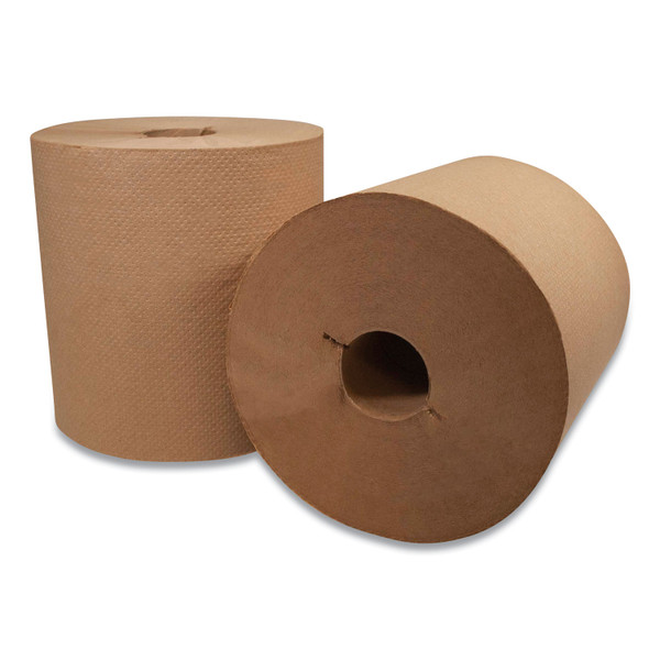 Morsoft Controlled Towels, I-Notch, 1-Ply, 7.5" x 800 ft, Kraft, 6 Rolls/Carton