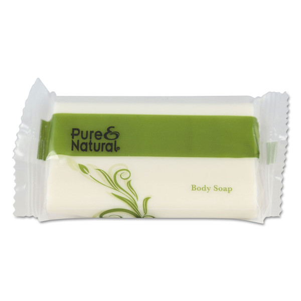 Body And Facial Soap, Fresh Scent, # 1 1/2 Flow Wrap Bar, 500/carton
