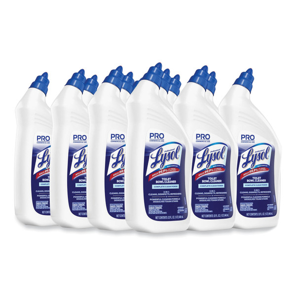 Disinfectant Toilet Bowl Cleaner, 32oz Bottle, 12/carton