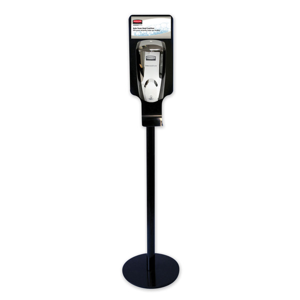 Tc Autofoam Touch-Free Hand Sanitzer Dispenser Stand, 14.96 X 14.96 X 58.87, Black
