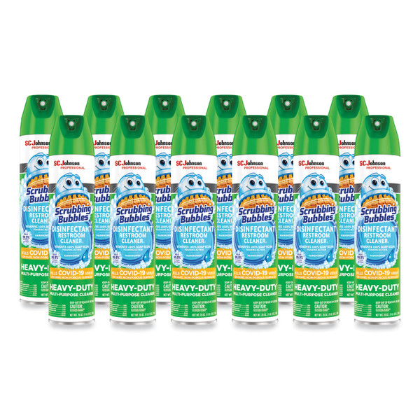 Disinfectant Restroom Cleaner Ii, Rain Shower Scent, 25 Oz Aerosol Spray, 12/carton