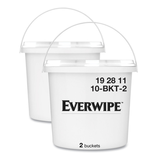 High Volume Wet Wipe Centerpull Resealable Bucket , 12 x 12 x 12, White, 2/Carton